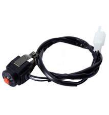 Pulsante spegnimento motore per manubrio 22mm moto cross atv 12V interruttore