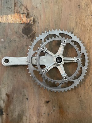 Vintage Shimano Dura Ace FC-7700 Crankset 172.5mm 2x9 Speed 53/39T