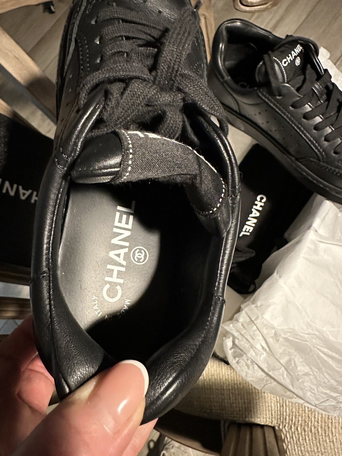 chanel trainers
