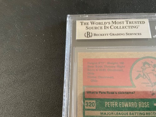 1975 TOPPS #320 PETE ROSE BVG 7 - Picture 7 of 10