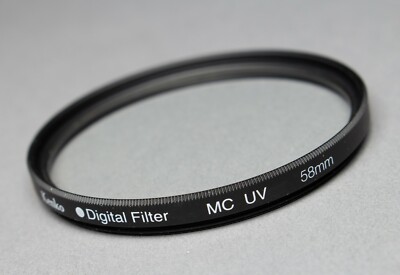 58mm Kenko MC UV Digital Filter Multicoated Protective EX!