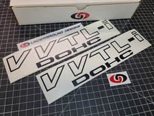 Vvtl-i Dohc Decals 2pk Racing Engine Rocker Stickers For Toyota Celica Corolla Vvtl-i Dohc Decals 2pk Racing Engine Rocker Stickers For Toyota Celica Corolla