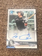 Nick Madrigal 2019 bowman chrome auto autograph 