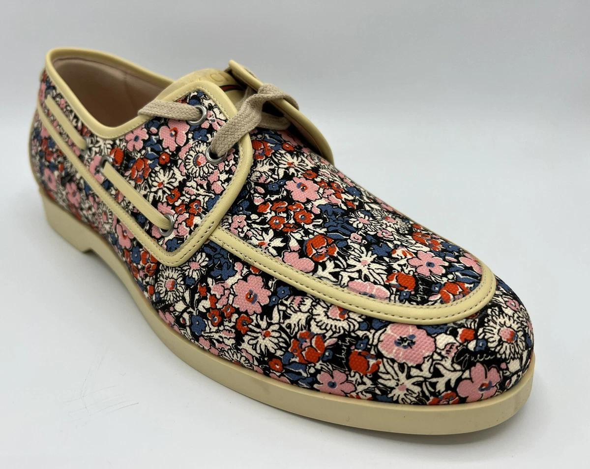 Floral boat shoes cheap
