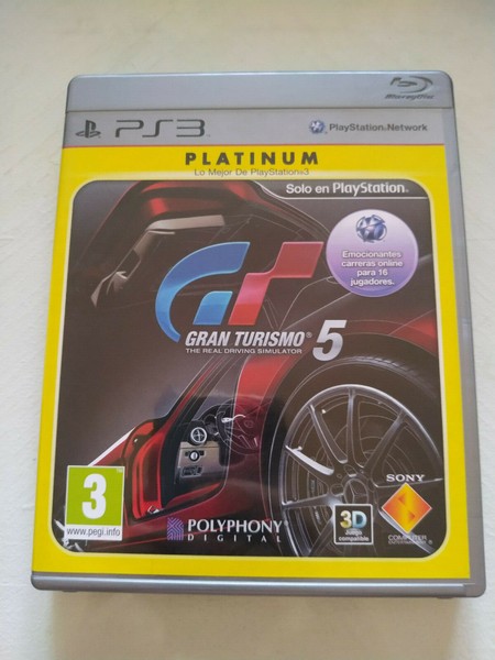 Gran Turismo 5 GT5 Platinum Juego PlayStation 3 PS3 Sony