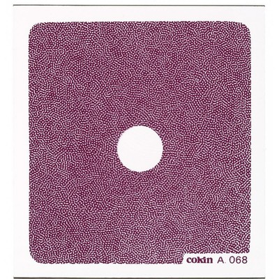 Cokin 66x72mm Center Spot Filter for A Series Holder, 2 f/stops, Red #A068