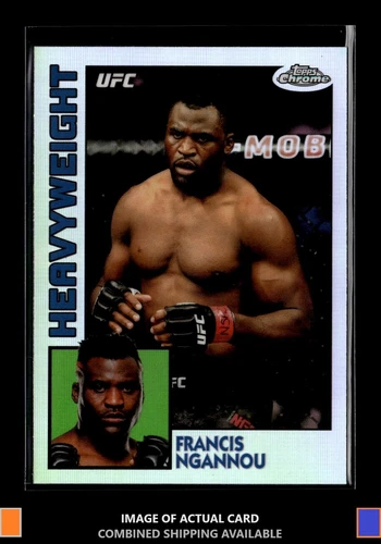 2019 Topps Chrome UFC #84T-FN Francis Ngannou 1984 Topps