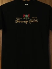 Rodeo Drive - Beverly Hills - California - Black Shirt - Embroidered - M —   AAA