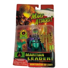 1996 Trendmasters Mars Attacks Martian Leader Disintegration Ray Staff Figure