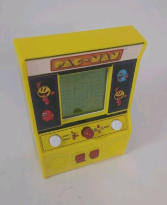 Pac-Man Mini Arcade Handheld Game Pacman Machine Yellow Tested Works ...