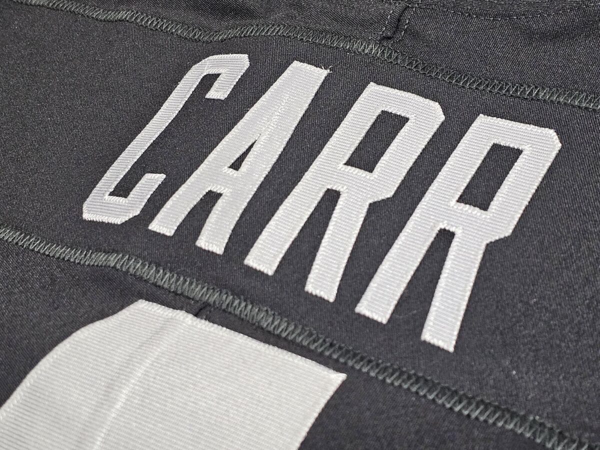 Nike Las Vegas Raiders No4 Derek Carr Red Men's Stitched NFL Game AFC 2017 Pro Bowl Jersey