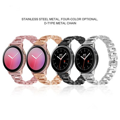 20/22mm Bracelet Band For Samsung Galaxy Watch 6 5 4 3 Active2 Metal Link Strap
