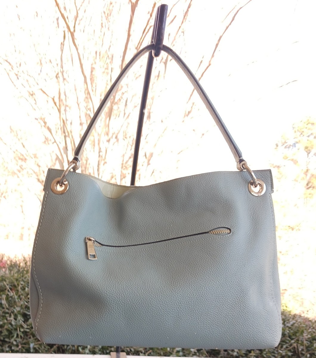 Coach 24947 MEDIUM Clarkson Blue Leather Hobo/Shoulder Bag
