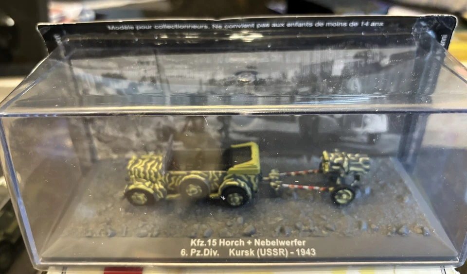 Alemán/Horch.Kfz.15.Coche.c/20cm. Unidad de lanzador de niebla, 6ª pieza Div.Kursk, RU 43/SP-SU. Foto 4 de 4