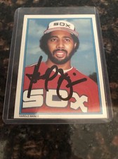 1985 TOPPS ALL STAR HAROLD BAINES AUTOGRAPHED Signed Auto HOF