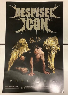 Despised Icon - Purgatory Promo Poster Signed By Alex Erian