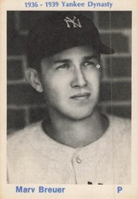 MARV BREUER 1974 TCMA 1936-39 YANKEE DYNASTY