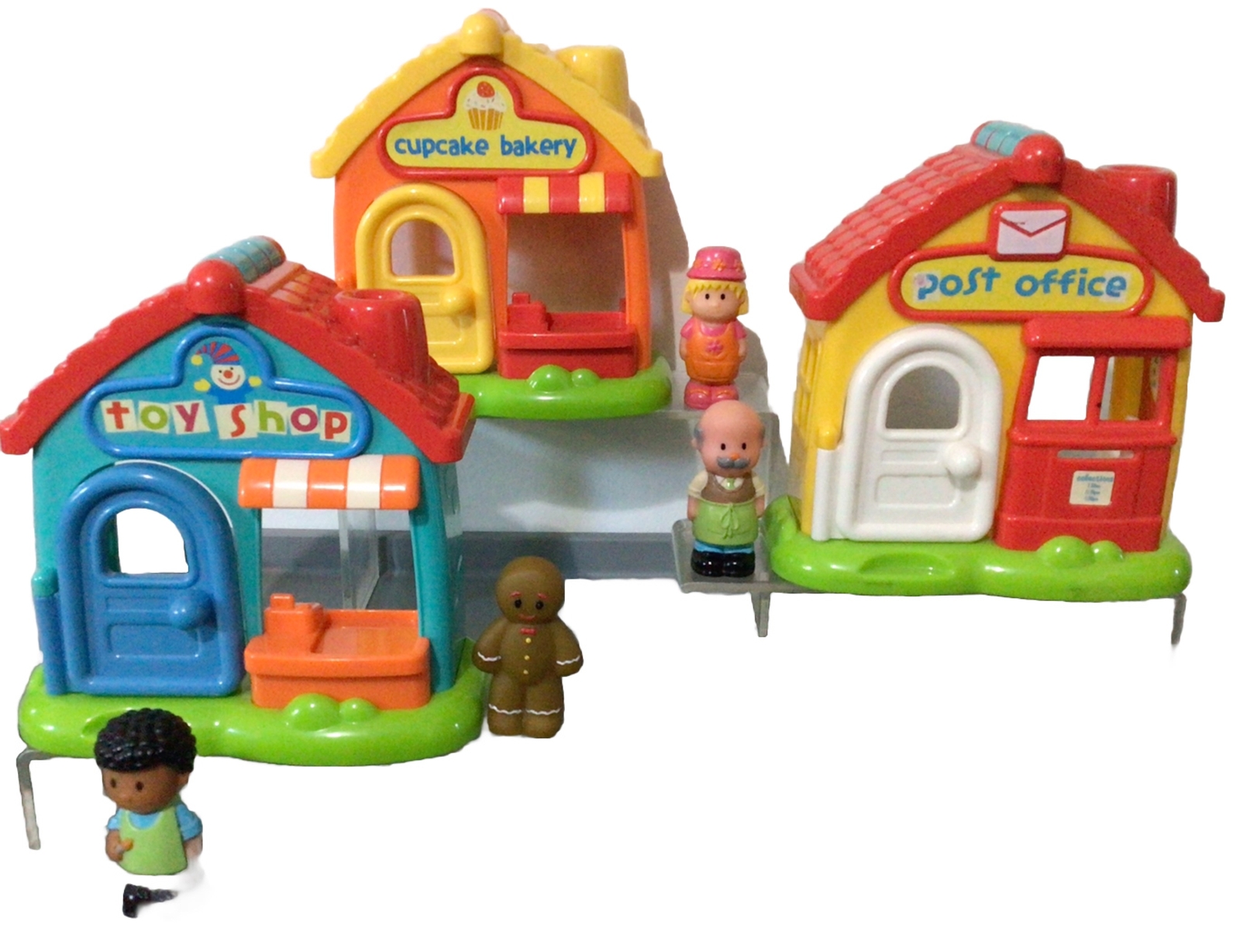 ELC Happyland Toy Shop, Post Office & Cup Cake Bakery With Sounds