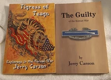  Jerry Carson Book Lot Tigress of Teagu & The Guilty 2002/2003 Signed