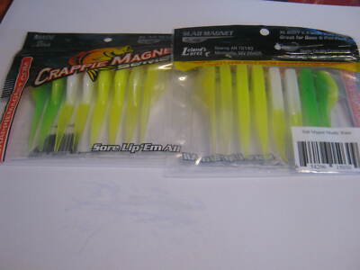 Leland Lures Slab Magnets 2 packs 16 pc total muddy water asst.