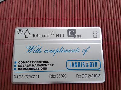 Landis & Gyr Private card 011 L New  Neu Very  Rare