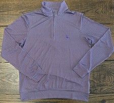 TAILORBYRD 1/4 ZIP SOFT STRETCH LONG SLEEVE SHIRT Small Football Golf Quick Dry