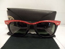 VTG B L RAY-BAN W5022 RED SLATE STREET NEAT WAYFARER SUNGLASSES READ