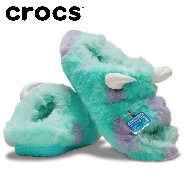 サンダル・ミュール [Crocs x Disney Pixar Monters] Sulley Classic Cozzzy Sandal crocs Monsters Inc Sulley Classic Cozzzy Sandal 210877 Multi