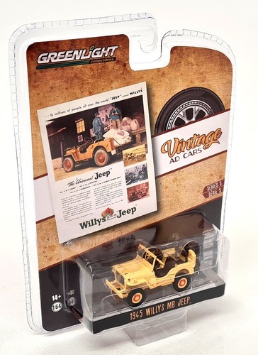 Greenlight 1/64 - Willys MB Jeep 1945 Tan Diecast Model Car - Picture 2 of 3