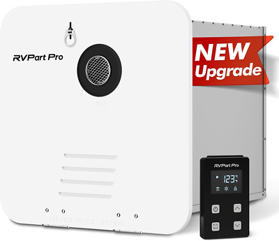 Propane RV Tankless Water Heater with Remote, Easy Install, High Altitude Ready