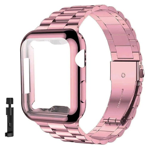 Stainless Steel Strap+ Case For Apple Watch 10 9 8 7 6 5 Ultra Metal iWatch Band - Picture 30 of 31