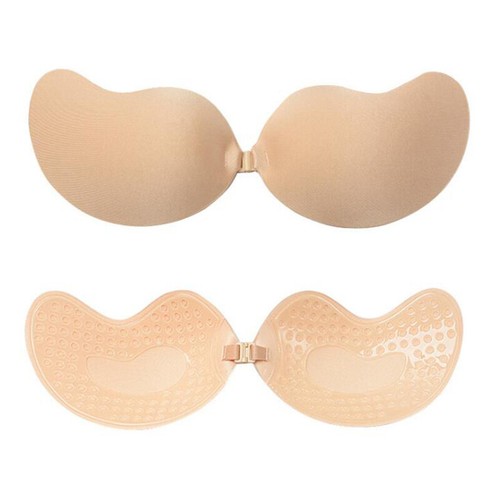 Silicone Self-Adhesive Stick On Push Up Strapless Sexy Invisible Backless Bra UK - Picture 3 of 39