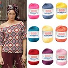 4-ply Egyptian Cotton Crochet Knitting Yarn 50g balls + Adriafil Cheope Pattern