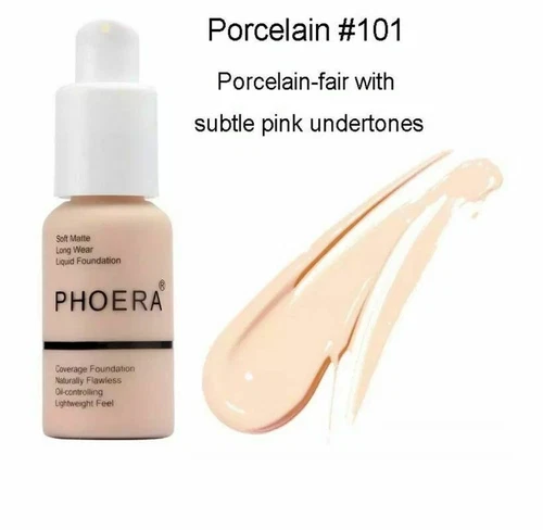 PHOERA® Liquid Matte Flawless Long Lasting Full Coverage Foundation Concealer UK