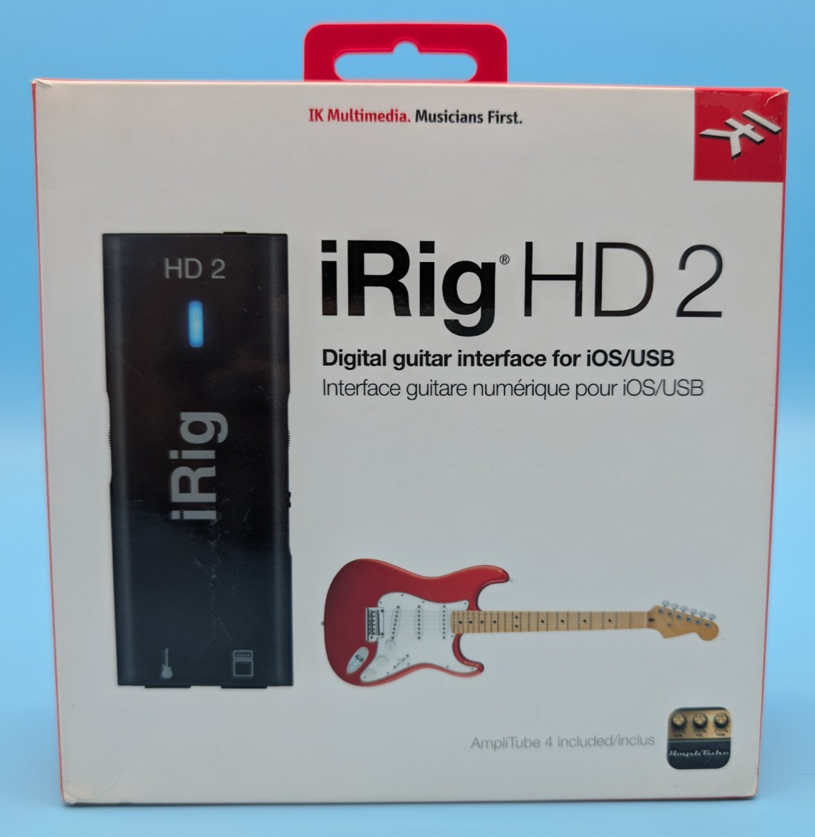 iRig HD 2 Digitial Guitar Interface - IK Multimedia - IOS/MAC - Open Box