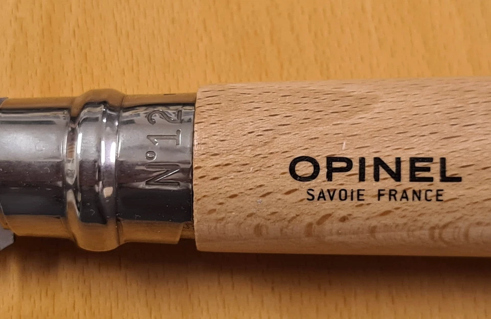 Sierra Plegable Opinel Nº12 Acero al Carbono - Francia Jardín Bushcraft Herramienta Madera Foto 3 de 4