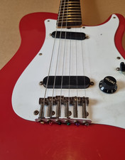 Vintage 1981 Fender Bullet Electric Guitar USA-Red