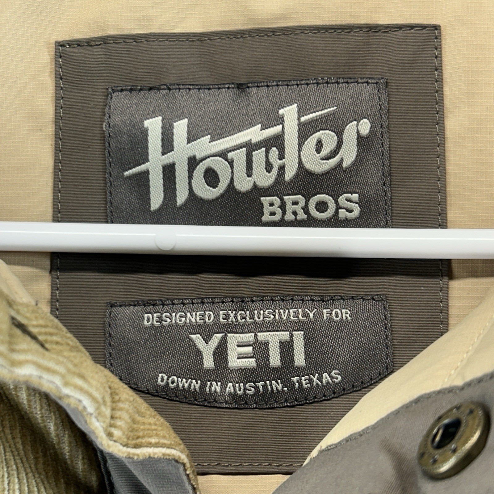 Howler Brothers x YETI Rounders Primaloft Puffer Vest Men’s 2XL Corduroy Brown