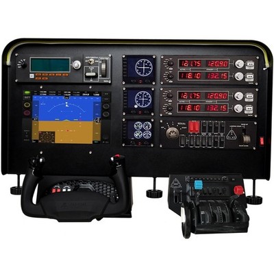 Meza Flight Simulator Cockpit Panel for Honeycomb Logitech Yoke iPad Pre-Cut