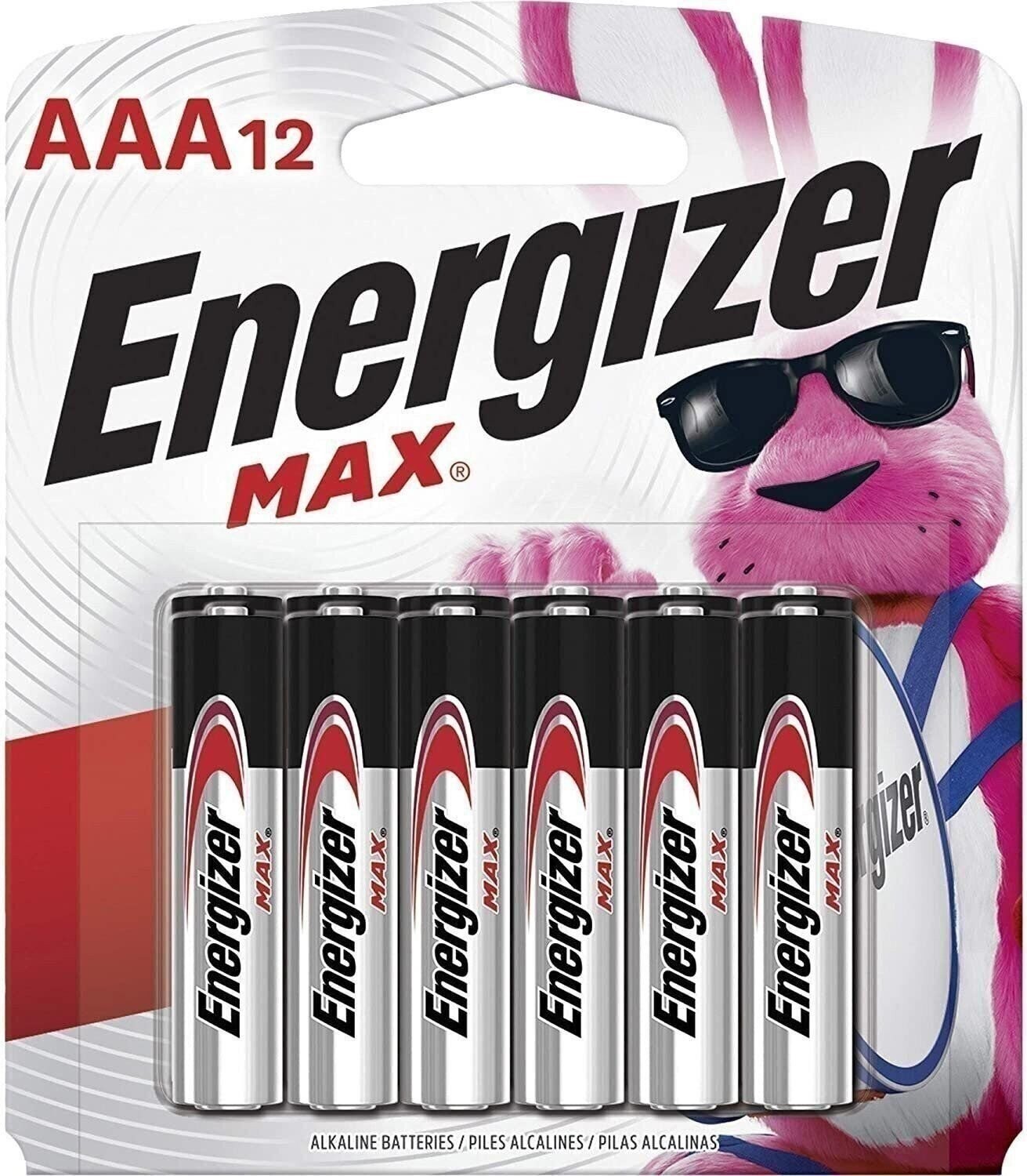 Energizer Max AAA Alkaline Batteries 12-Pack-image