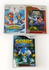 Lot Of 3 Sonic Color Mario Bros Olympics Sega Nintendo Wii Complete Case Manual