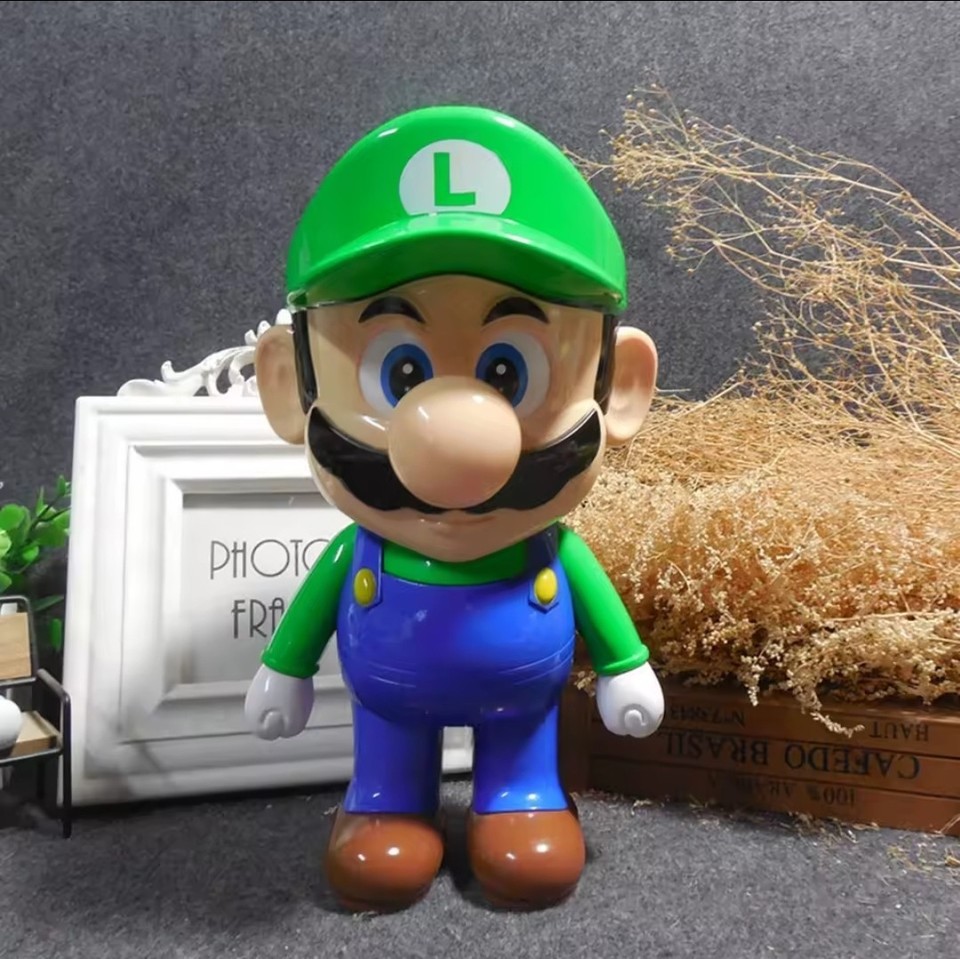 Paladone Luce Blocco Domanda Super Mario - Decorazione Da Camera Con Suono, Alimentazione A Batterie, 11 Cm