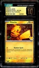 CGC 10 PRISTINE Pikachu 051/162 POKEMON DAY 2025 COSMOS HOLO Pokemon Card 069