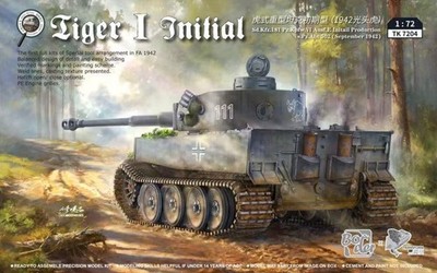Border Models 1/72 (20mm) Pz Kpfw VI Tiger I Ausf E (Erstproduktion)