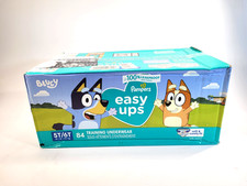84 Count Pampers Easy Ups Boys Girls Size 5T-6T Bluey Potty Training Pants