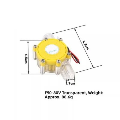 Kleiner 12V für Wassergenerator für experimentelle oder Notstromanwendungen