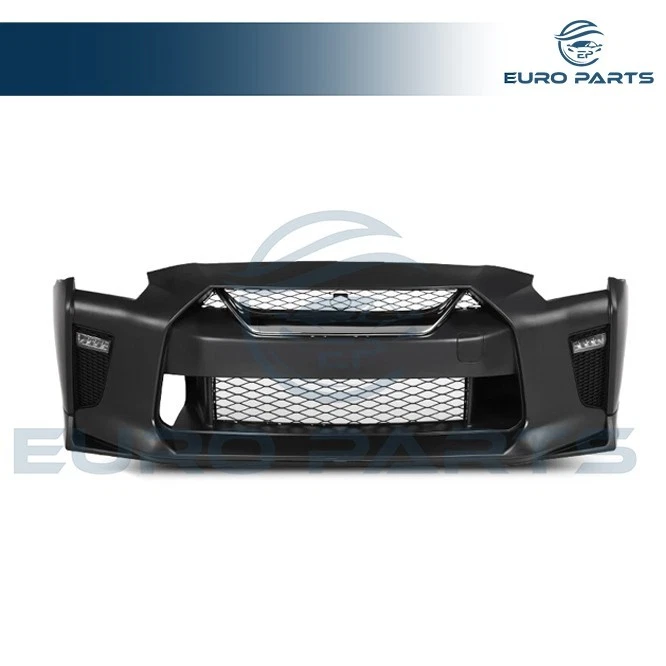Kit de parachoques delantero conversión de cubierta para Nissan GTR 2009-2022 actualización a 2017 Foto 2 de 4