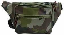Camo Nylon Waist Fanny Pack Belt Bag Pouch Travel Hiking Camping Hip Purse Men W