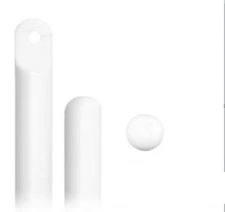 New Blind Wand/Rod - Color White- High Strength (12" White 4 Pack)