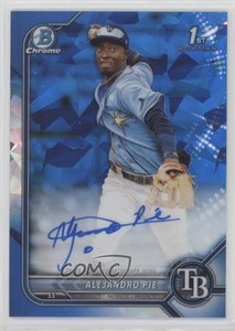 2022 Bowman Sapphire Edition Chrome Prospects Auto Alejandro Pie #BSPA-AP Auto
